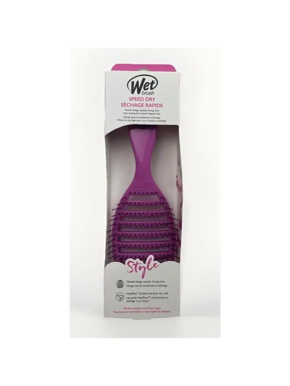 Wet Hair Brush Detangler Smooth Tangle-Free Brushing for All Hair Types New